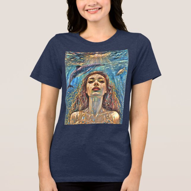 “Nerena”  Beneath Still Waters Tri-Blend Shirt (Front)