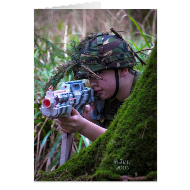 Nerf Boy card. (Front)