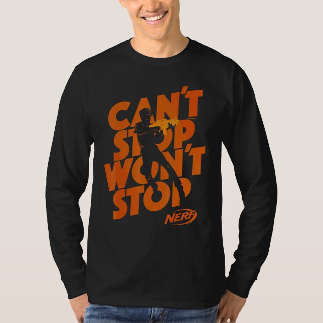 Nerf Can't Stop Won't Stop Silhouette T-Shirt (Front)