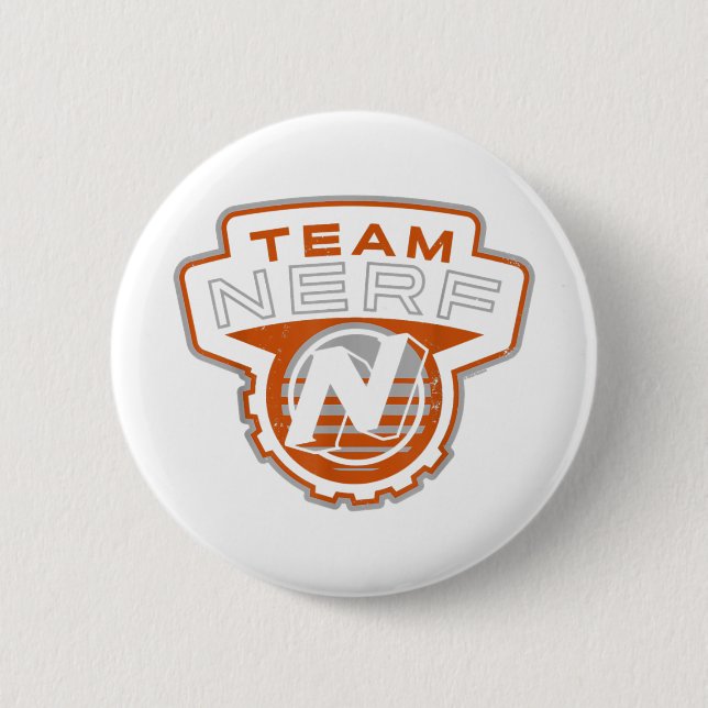 Nerf Team Nerf Logo 6 Cm Round Badge (Front)