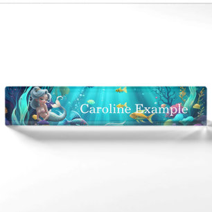 Nerina – The Gentle Mermaid of Coral Dreams. Nameplate