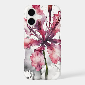 Nerine - Watercolor flowers