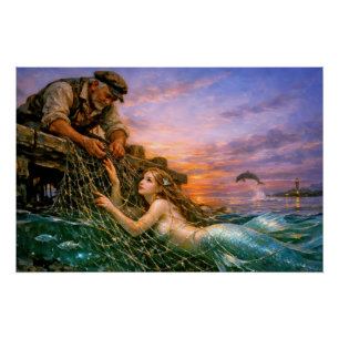 Nerithea and the Moral Catch - Fisherman’s Dilemma Poster