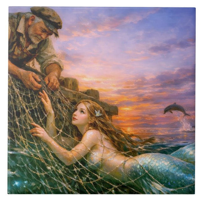Nerithea and the Moral Catch - Fisherman’s Dilemma Tile (Front)
