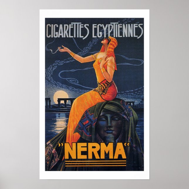 NERMA Cigarettes Egyptiennes Poster (Front)