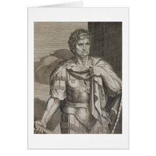 Nero Claudius Caesar Emperor of Rome 54-68 AD engr