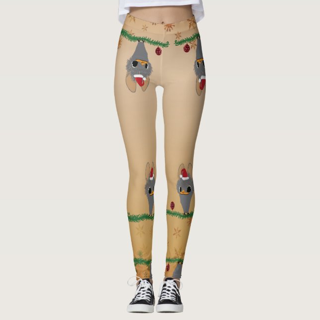 Nerry Christmas  Leggings (Front)