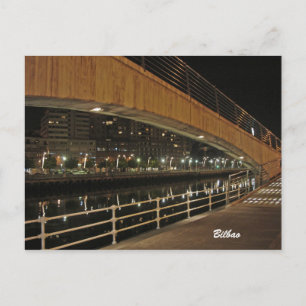 Nervión river at Bilbao Postcard
