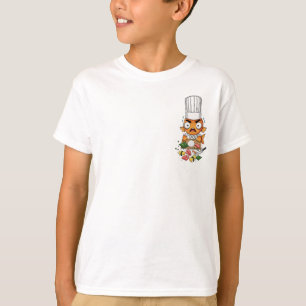 Nervous Sushi Chef Fish Kids T-Shirt