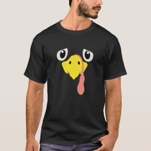 Nervous Turkey Face  Thanks Giving T-Shirt