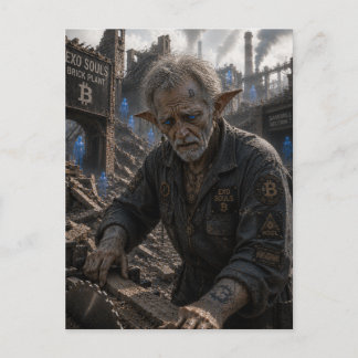 Nervousness / Sawmill Worker / Brick Plant Postcard