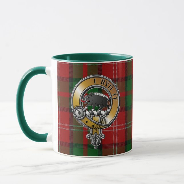 Nesbitt Tartan & Badge Mug (Left)