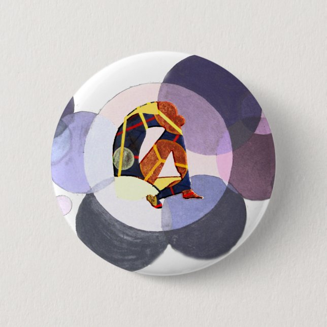 Neshama 6 Cm Round Badge (Front)
