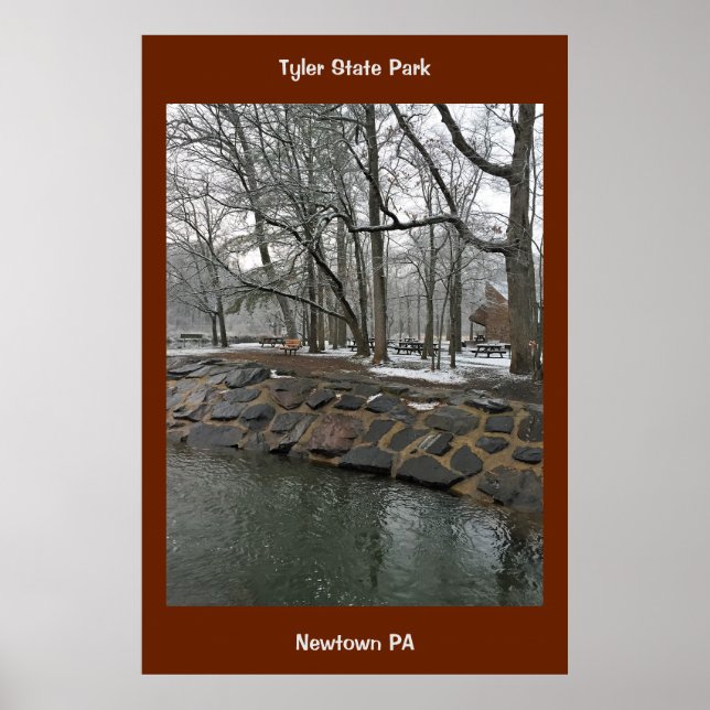 Neshaminy Creek Tyler State Park Poster (Front)