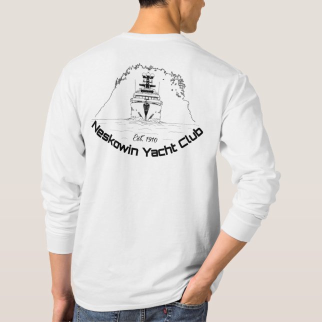 Neskowin Yacht Club - The Super Yacht T-Shirt (Back)