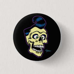 Ness Rockabilly 00 3 Cm Round Badge