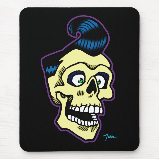 Ness Rockabilly Mouse Pad (Front)
