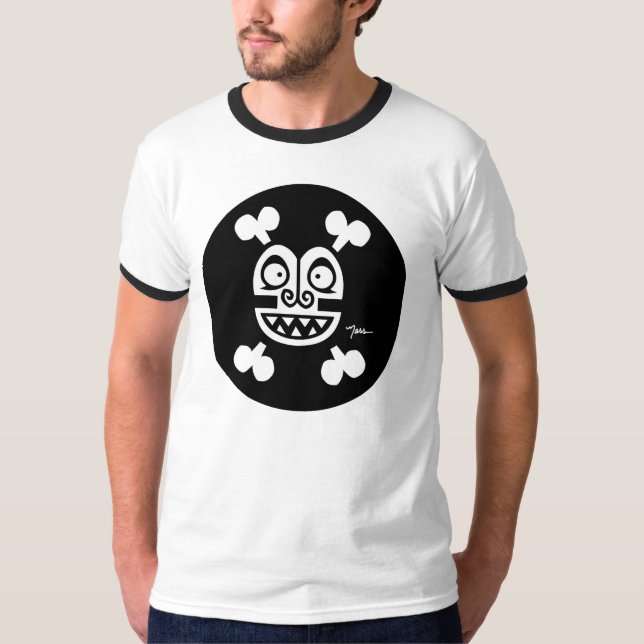 NESS SKULL & BONES LOGO T-Shirt (Front)