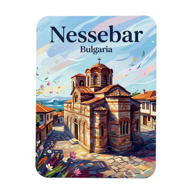 Nessebar Bulgaria Magnet (Vertical)