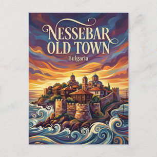 Nessebar Old Town Bulgaria Postcard