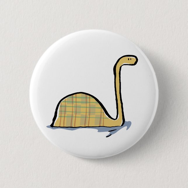 nessie 6 cm round badge (Front)
