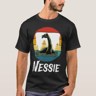 Nessie Loch Ness Monster Merch Cryptic Vintage Ret T-Shirt