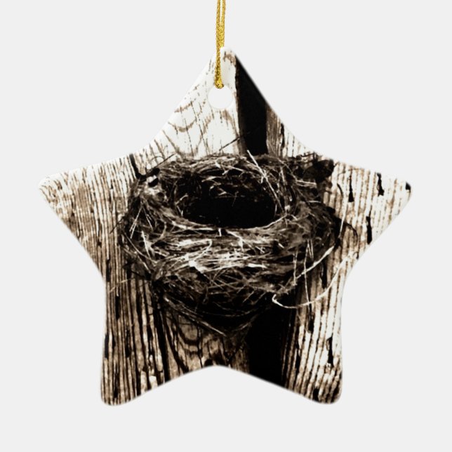 Nest Ceramic Tree Decoration (Front)