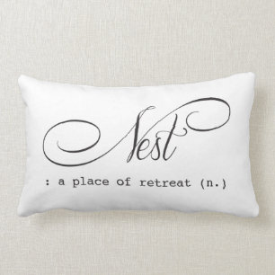 Nest Lumbar pillow bedroom retreat