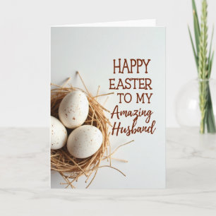 Nest With Eggs Greeting Card