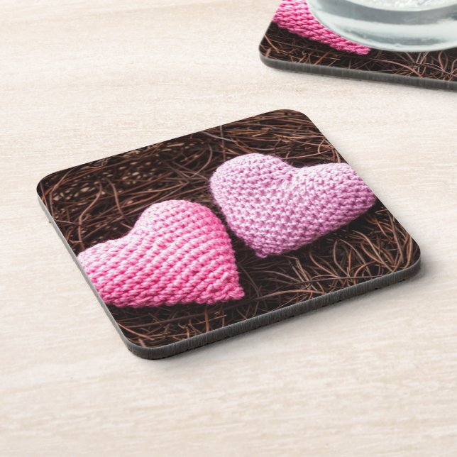 Nest With Hearts Coaster (Left Side)