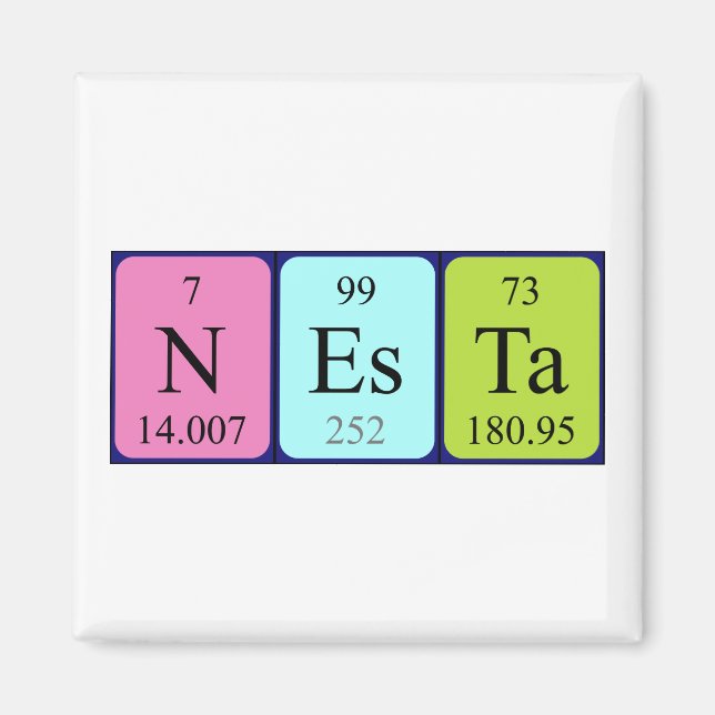 Nesta periodic table name magnet 1 (Front)