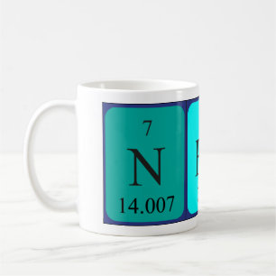 Nesta periodic table name mug 2