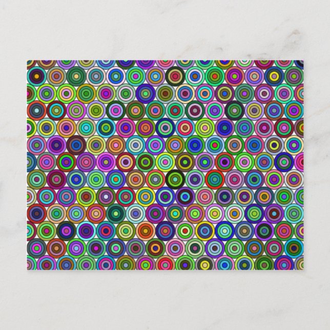 Nested Circles Postcard (Front)