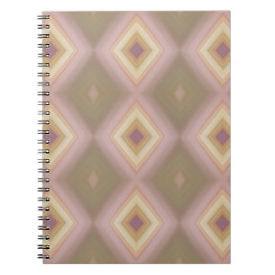 Nested Diamonds Spiral Notebook