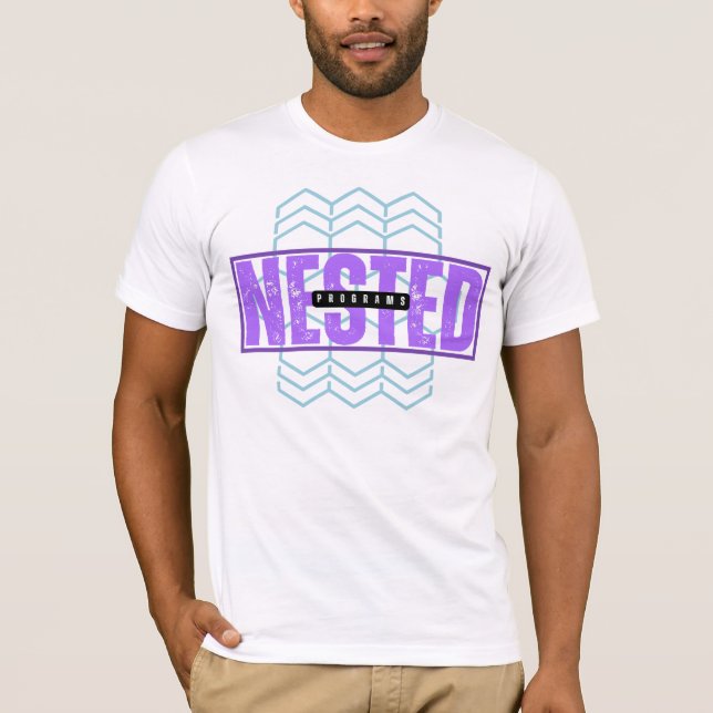 Nested Programs in Mainframe Programming T-Shirt (Front)