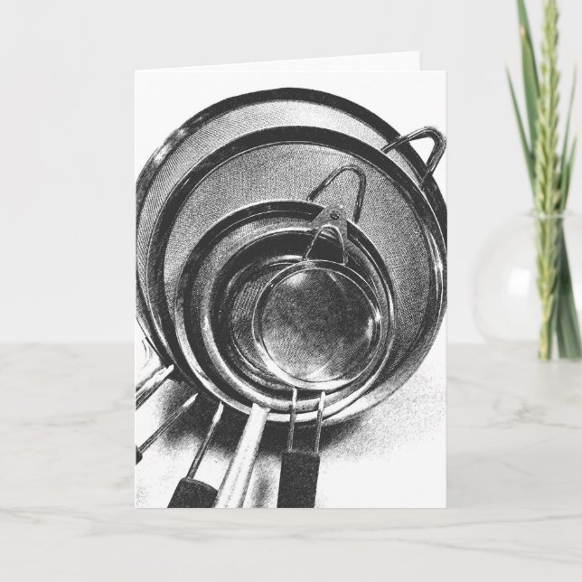Nested Strainers Blank Note Card (Front)