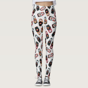 Nesting Doll Pattern Leggings