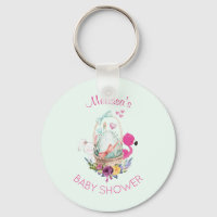 Nesting Egg w/ Flamingo & Bunny Baby Shower