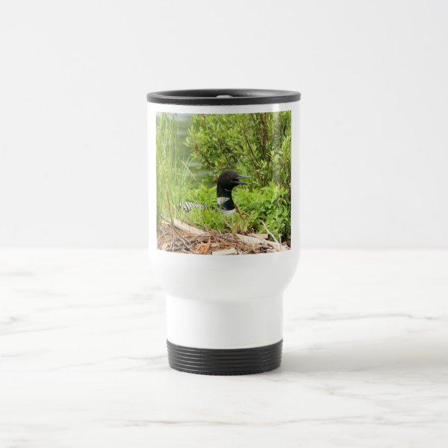 Nesting Loon Travel Mug (Center)