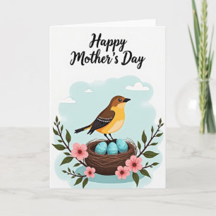 Nesting Mothers Day Card