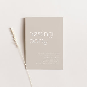 Nesting Party Invitation Template 