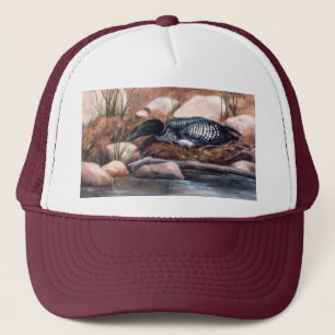 Nesting Time Loon Hat
