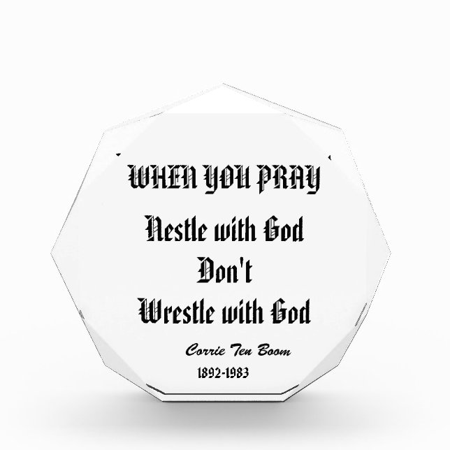 NESTLE DON'T WRESTLE GOD   PHOTO BLOCK (Front)