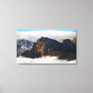 Nestled in the Clouds Wall Art Print on Canvas