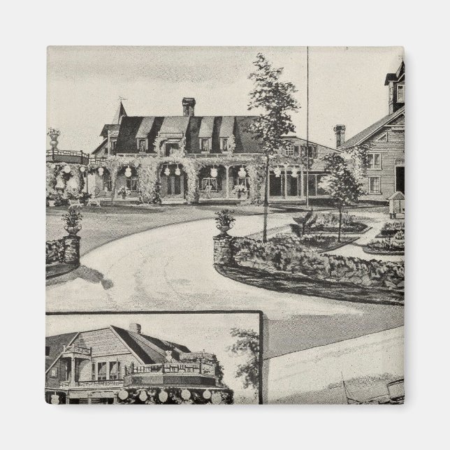 Nestledown, Zebley Farm Magnet (Front)