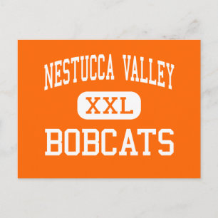 Nestucca Valley - Bobcats - High - Beaver Oregon Postcard