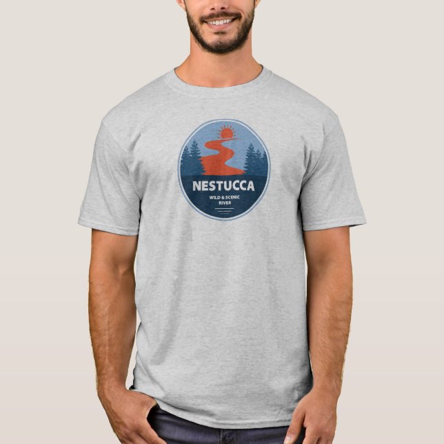 Nestucca Wild And Scenic River T-Shirt (Front)