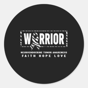 Net Cancer Warrior Shirt - Neuroendocrine Tumor Aw Classic Round Sticker