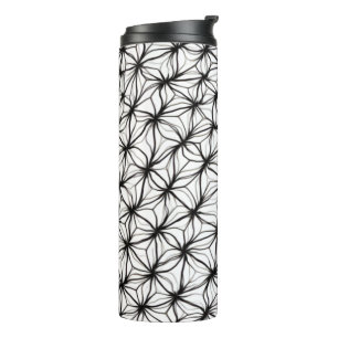 Net Geometry – Diamond Mesh Abstract Thermal Tumbler