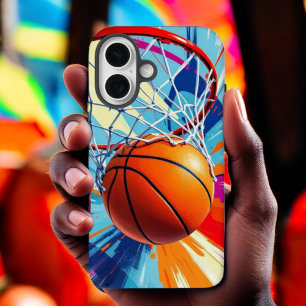 Net Guard Basketball iPhone 16 Case
